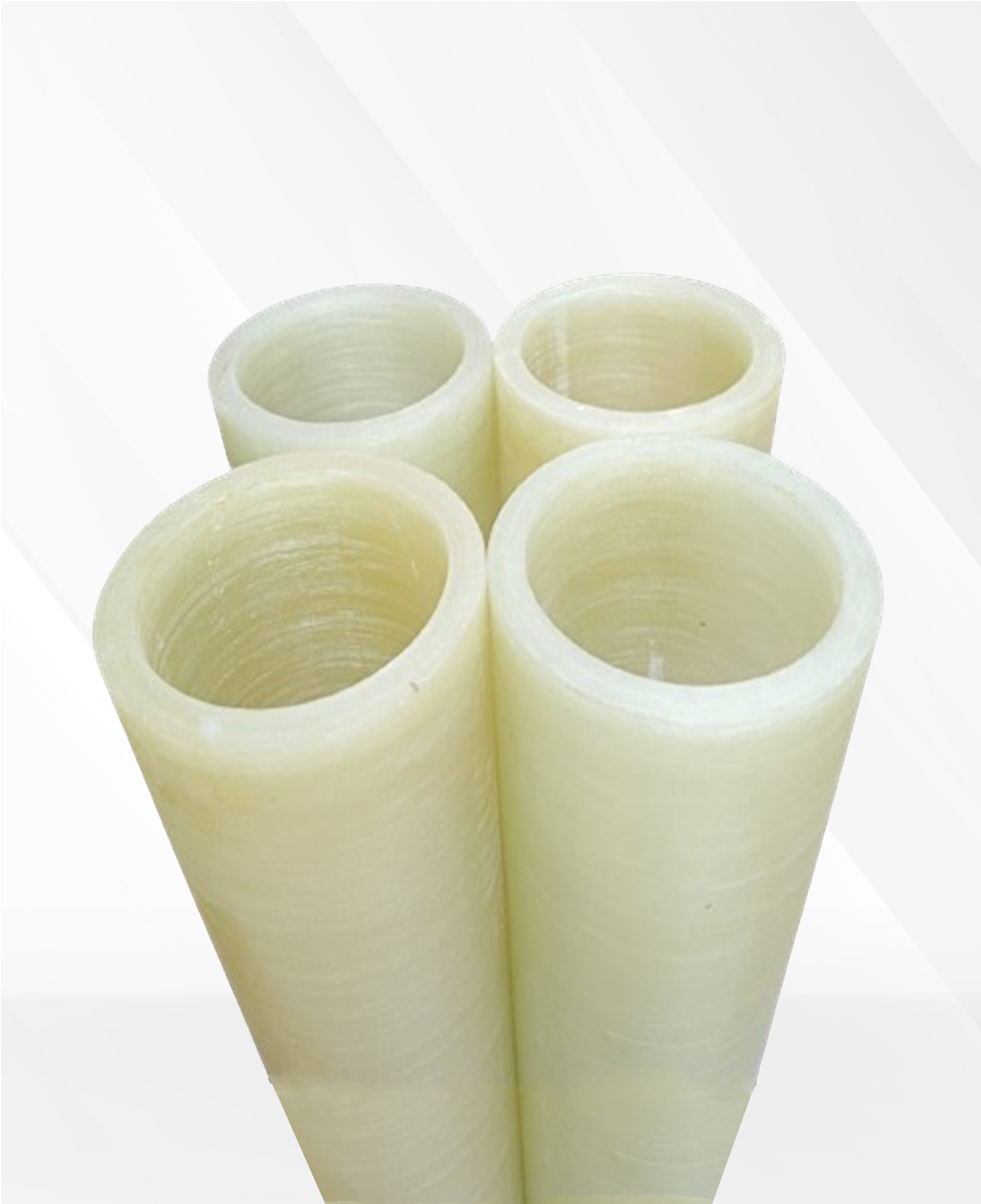 Glass fibre tubes