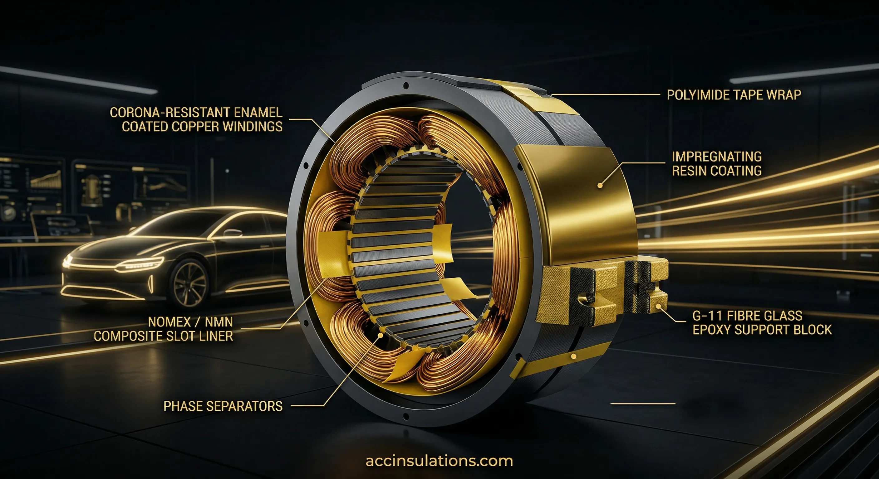 High-Performance EV Motor Insulation Analysis